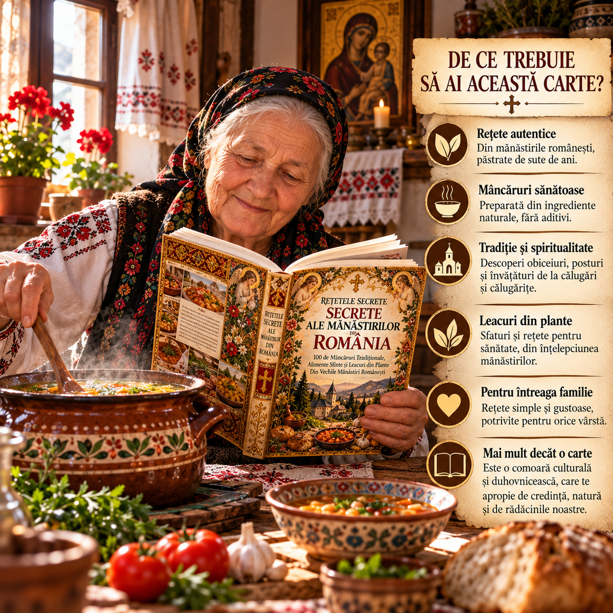 REȚETELE SECRETE ALE MĂNĂSTIRILOR DIN ROMÂNIA