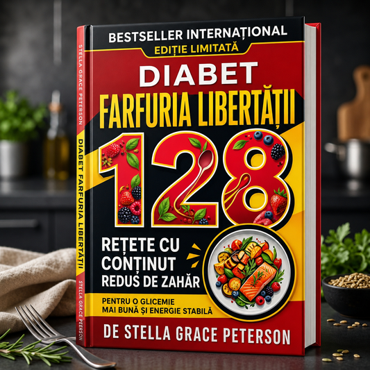 Diabet – Farfuria Libertății: 128 Rețete cu Conținut Redus de Zahăr
